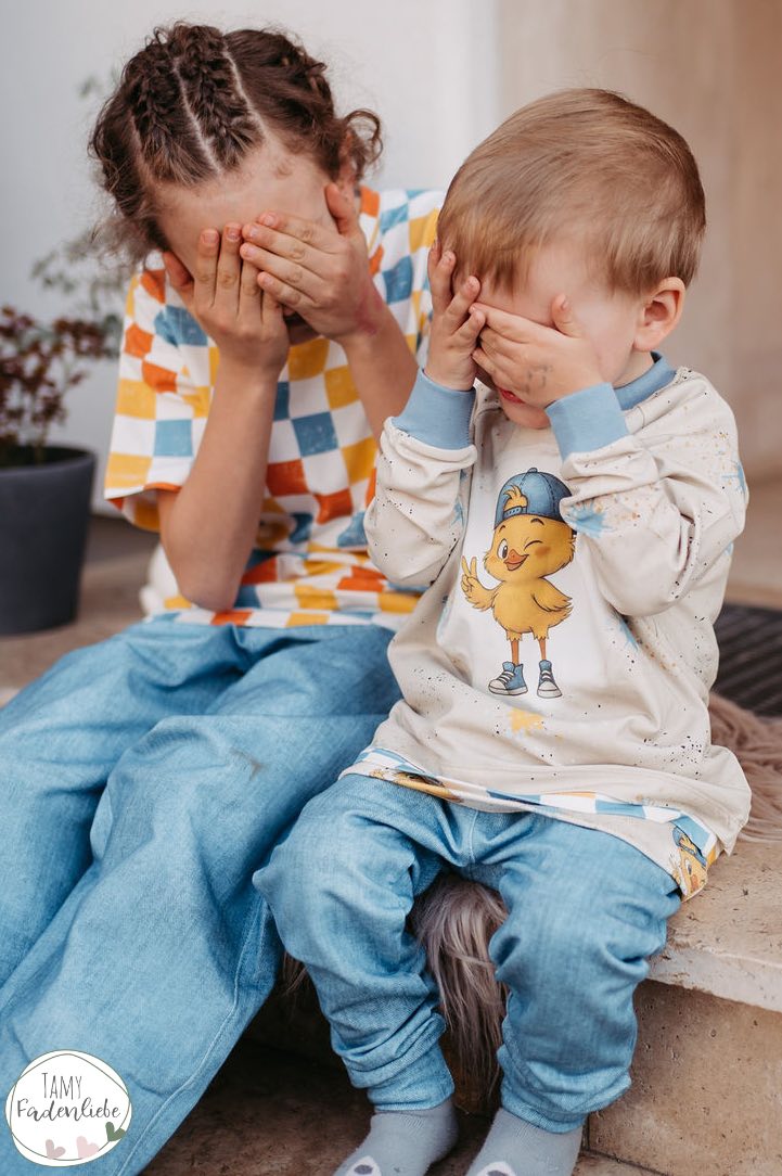 Cool Chick Beige – cooler Küken Stoff | verschiedene Stoffarten