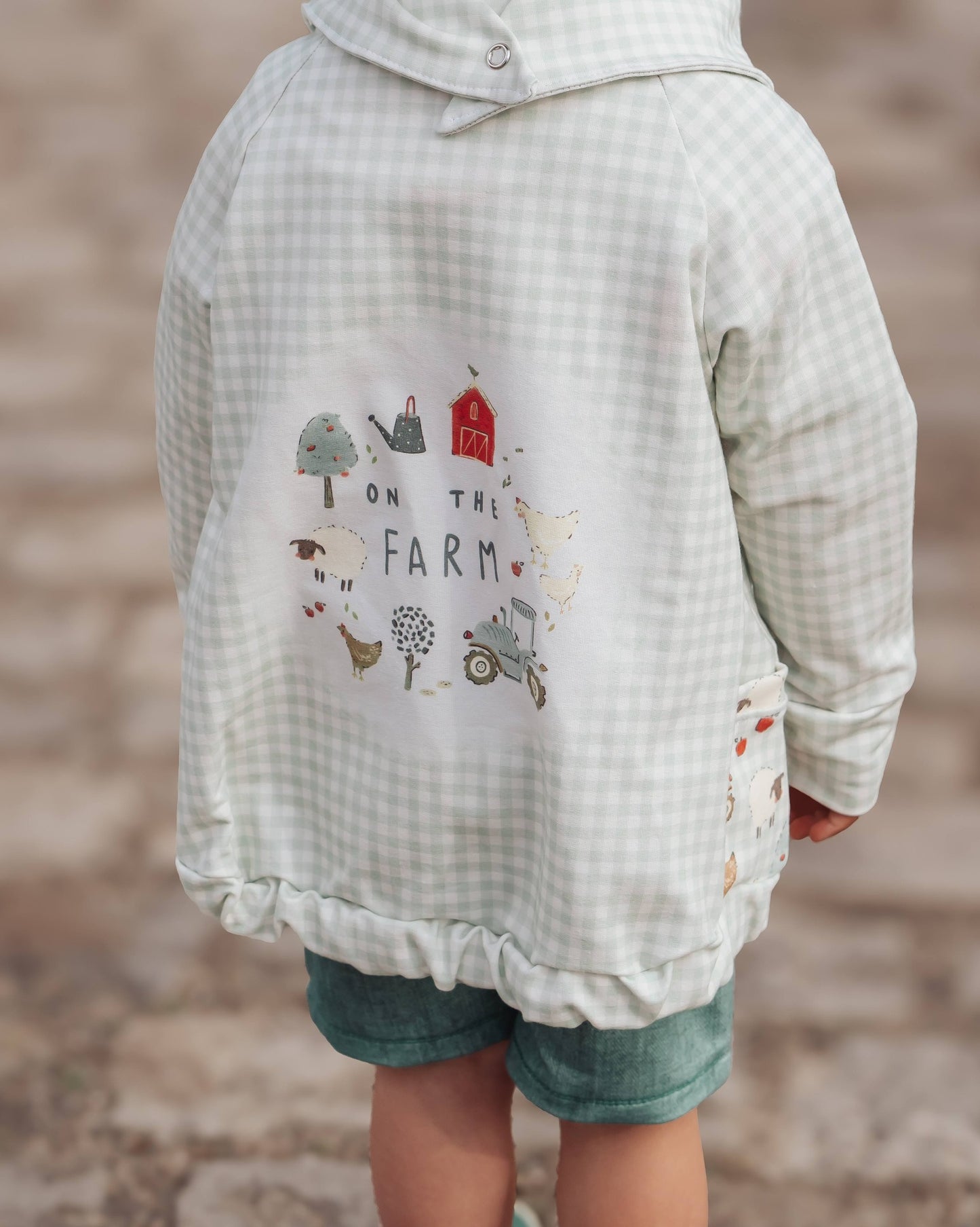 On the Farm Vichy – Bauernhof Design | auf verschiedenen Stoffarten