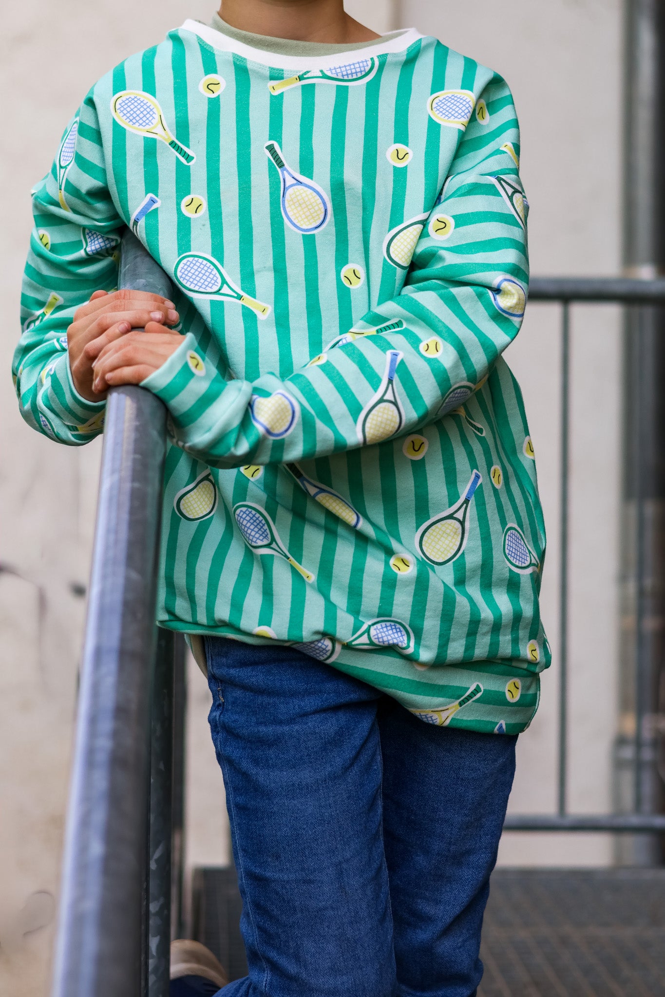 Tennis Time – sportliches Design | auf verschiedenen Stoffarten