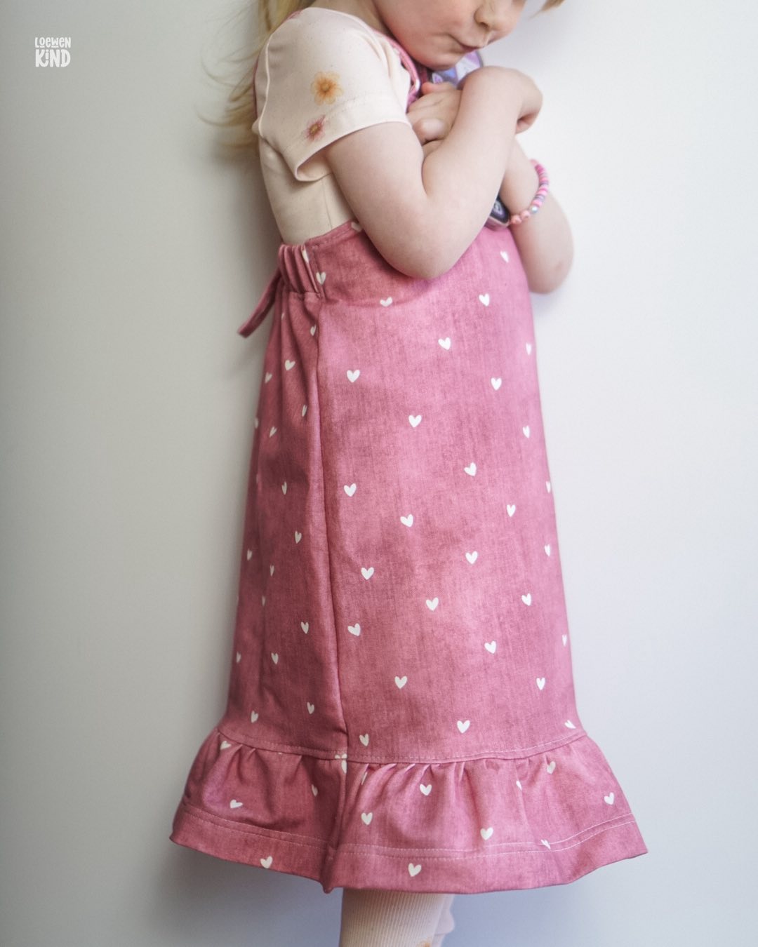 Little Tiger Love Rosa – süßes Tiger Design | verschiedene Stoffarten