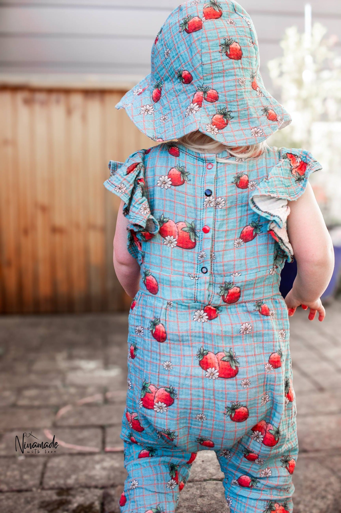 Erdbeermäuschen Mint – Kinderstoff mit Mäusen | auf verschiedenen Stoffarten
