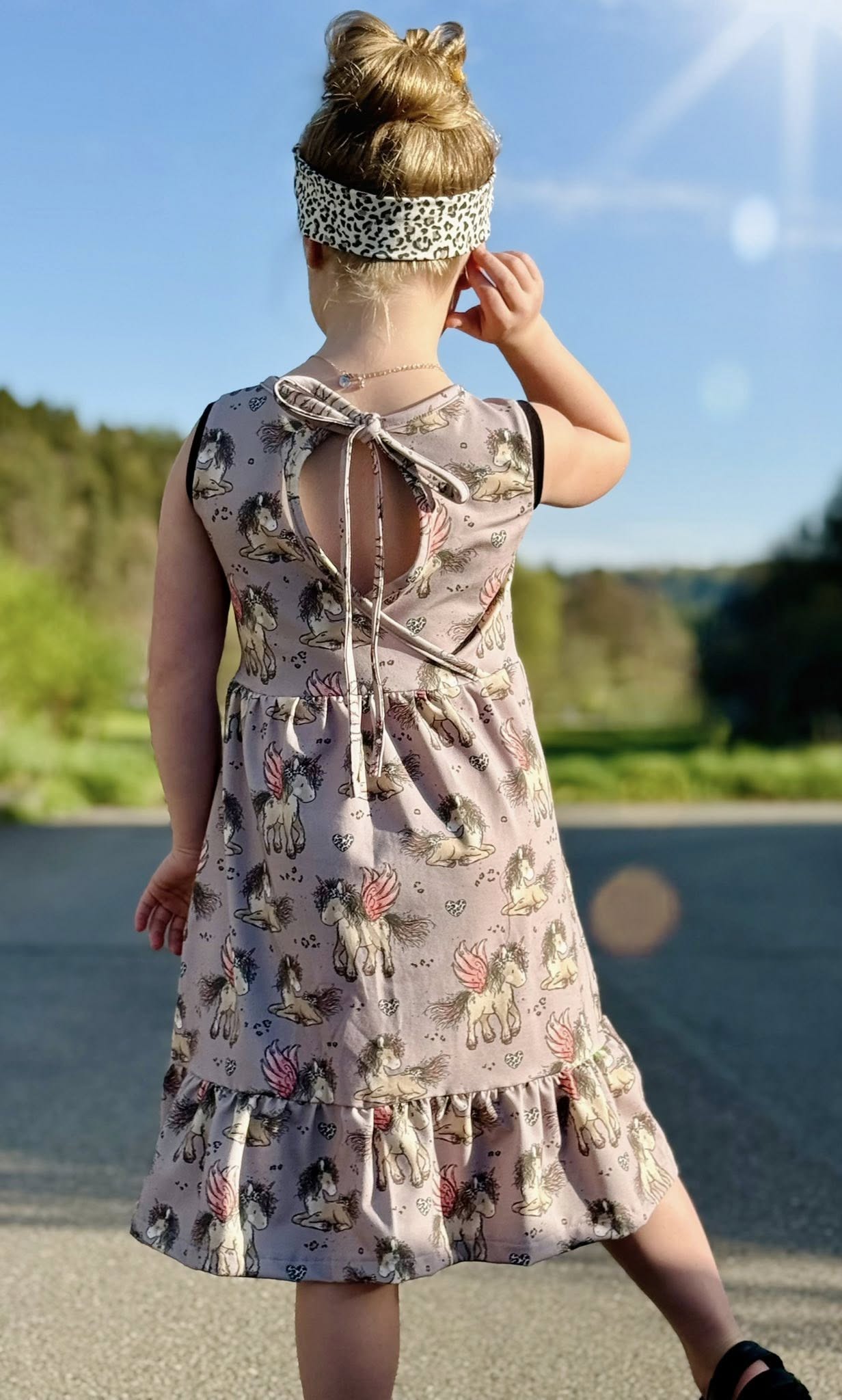 Stoffpaket Einhornzeit Mauve – Einhorn Stoff in Mauve | verschiedene Stoffarten