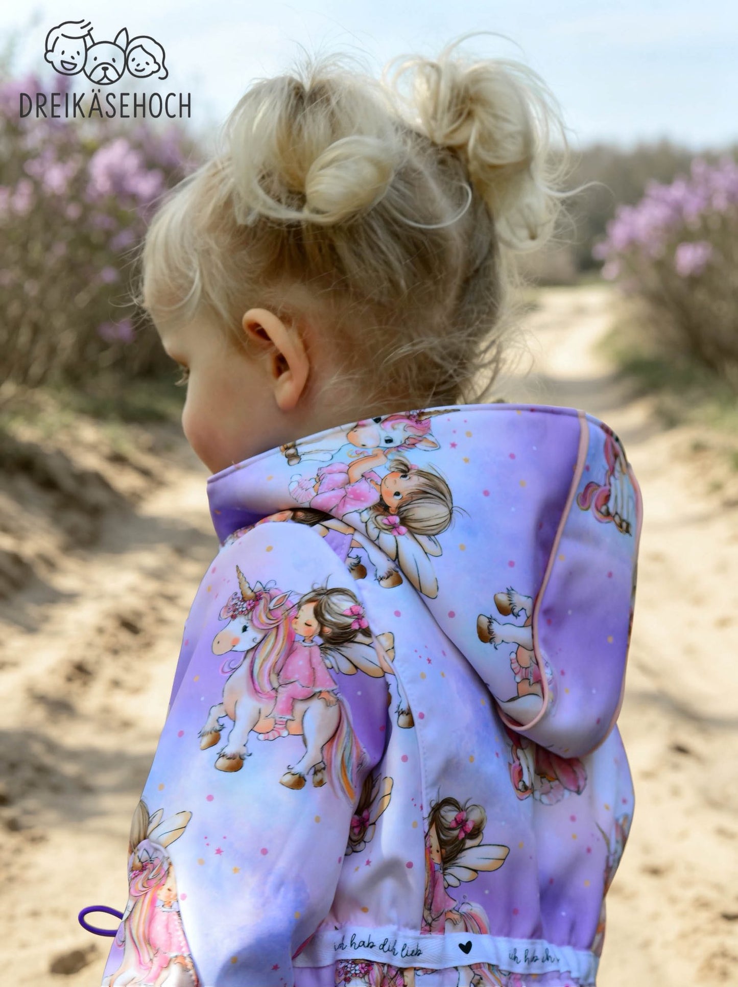 Einhornfeen Lila – magisches Einhorn Design | auf verschiedenen Stoffarten