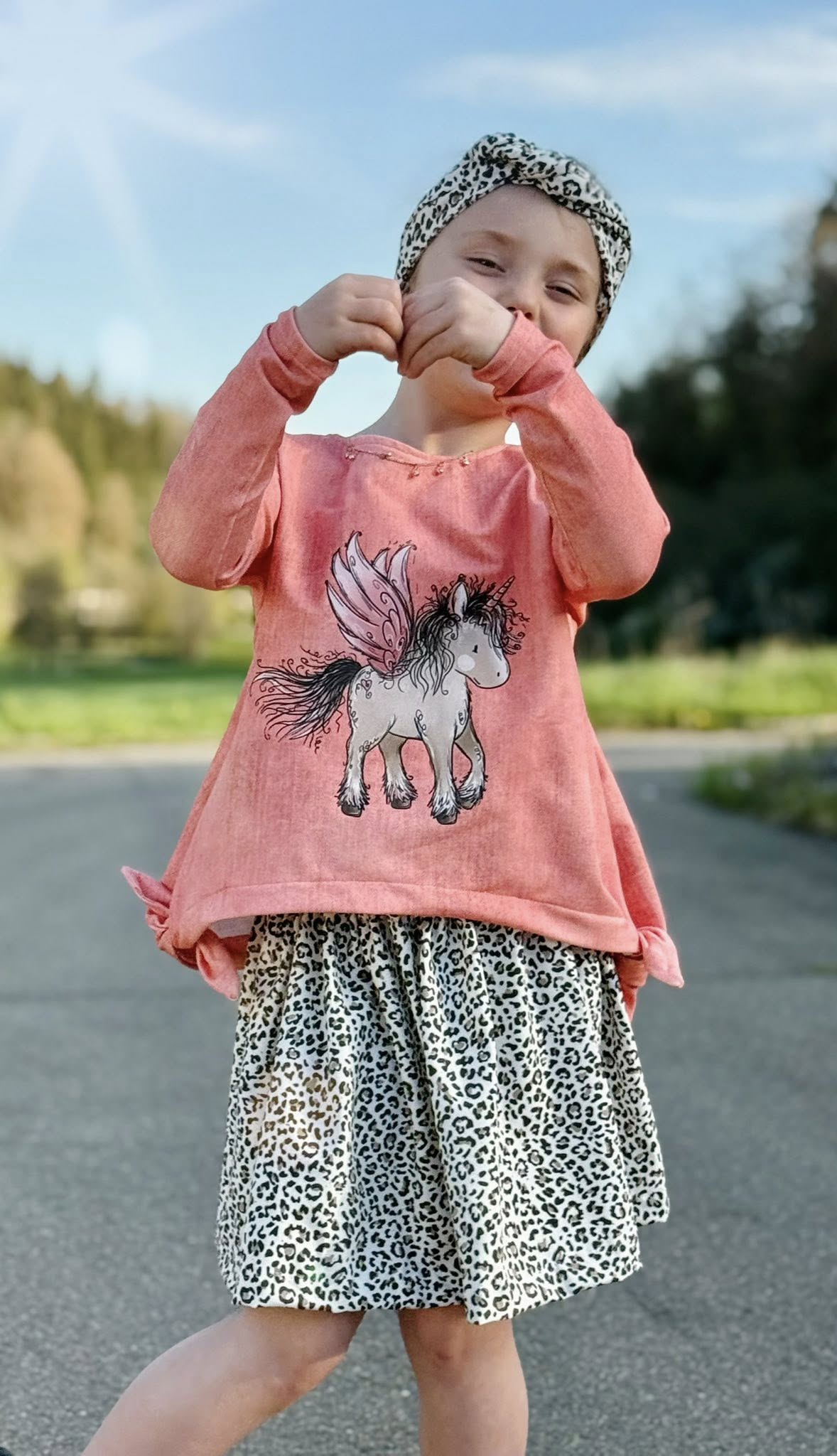Stoffpaket Einhornzeit Mauve – Einhorn Stoff in Mauve | verschiedene Stoffarten