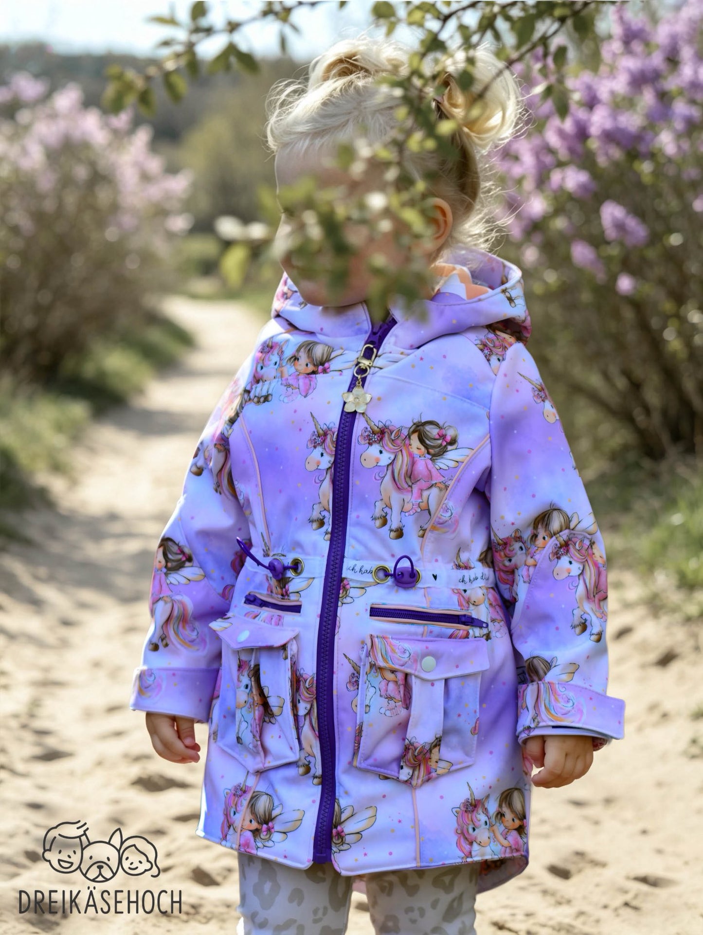 Einhornfeen Lila – magisches Einhorn Design | auf verschiedenen Stoffarten
