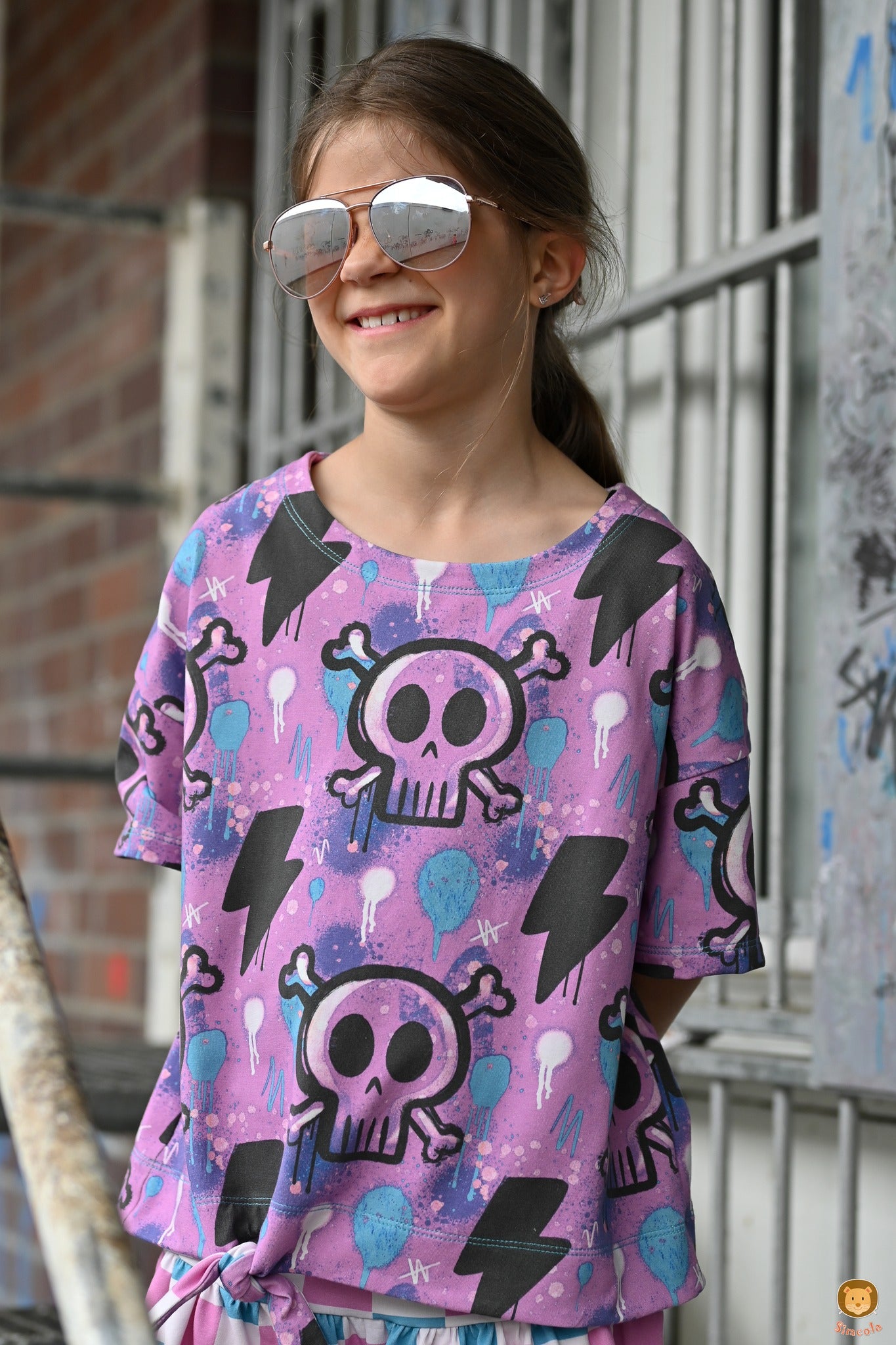 Skull Vibes – cooler Totenkopf Stoff | auf verschiedenen Stoffarten
