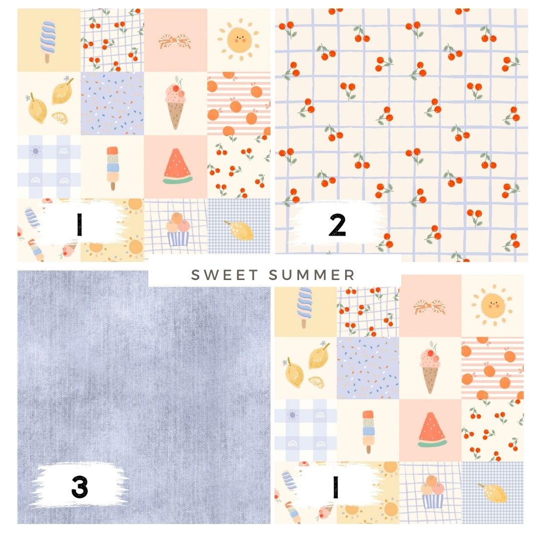 Sweet Summer | auf verschiedenen Stoffarten