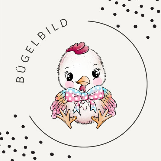 Bügelbild Sweet Chicks 3 – süßes Küken Motiv für Kinderkleidung & DIY