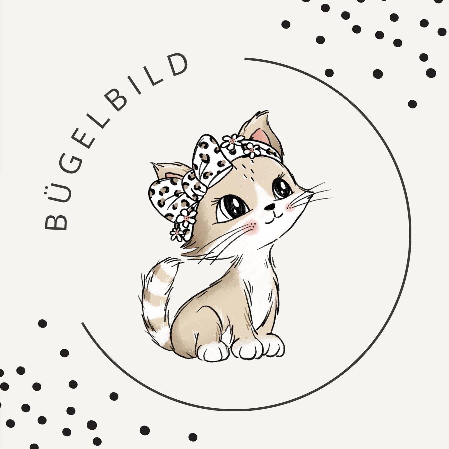 Bügelbild Kittyday 1