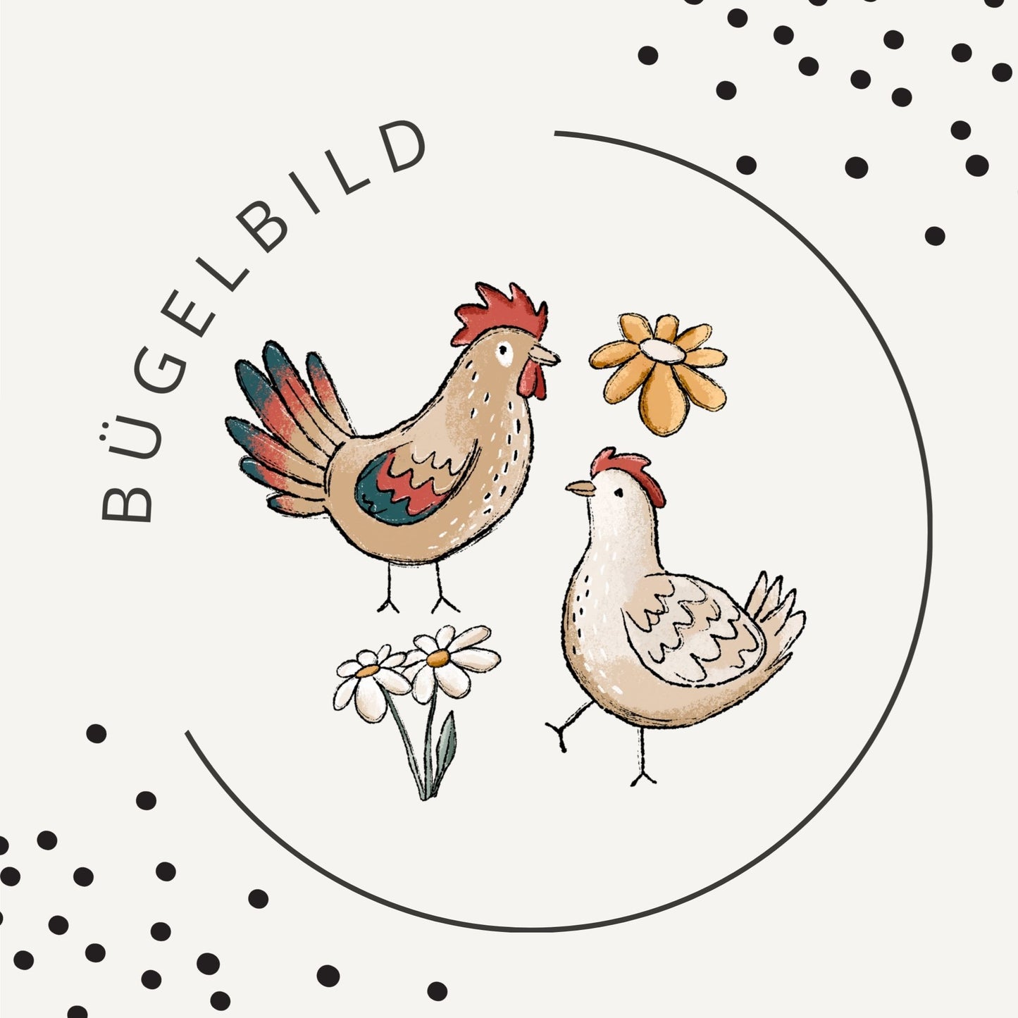 Stoffpaket Hühner Tag Mauve – Bauernhof Kinderstoff | verschiedene Stoffarten