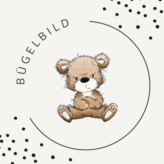 Bügelbild Bear Vibes 1 – Cooler Bär mit Attitude