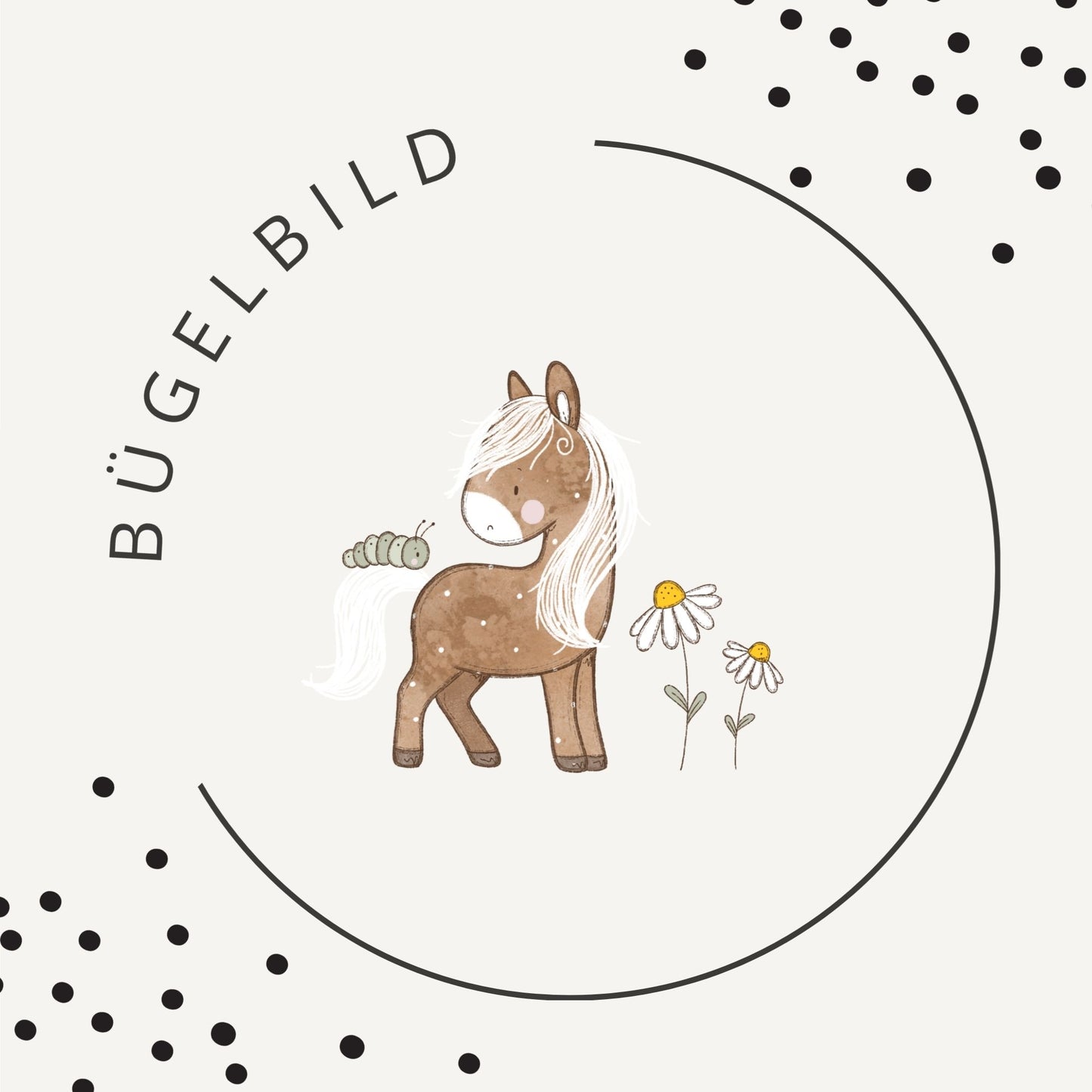 Bügelbild Kleines Ponyglück