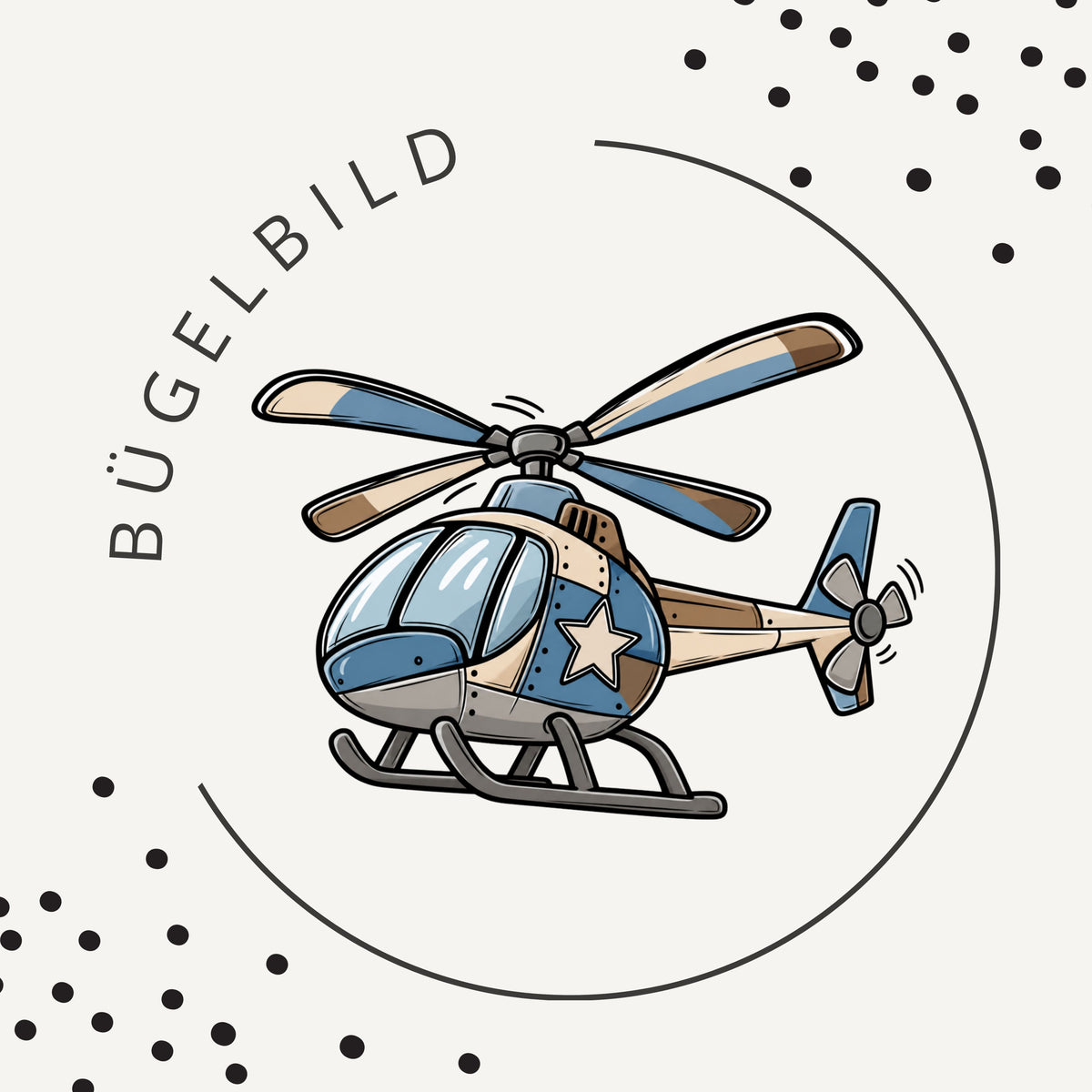 Bügelbild Heli Squad 1