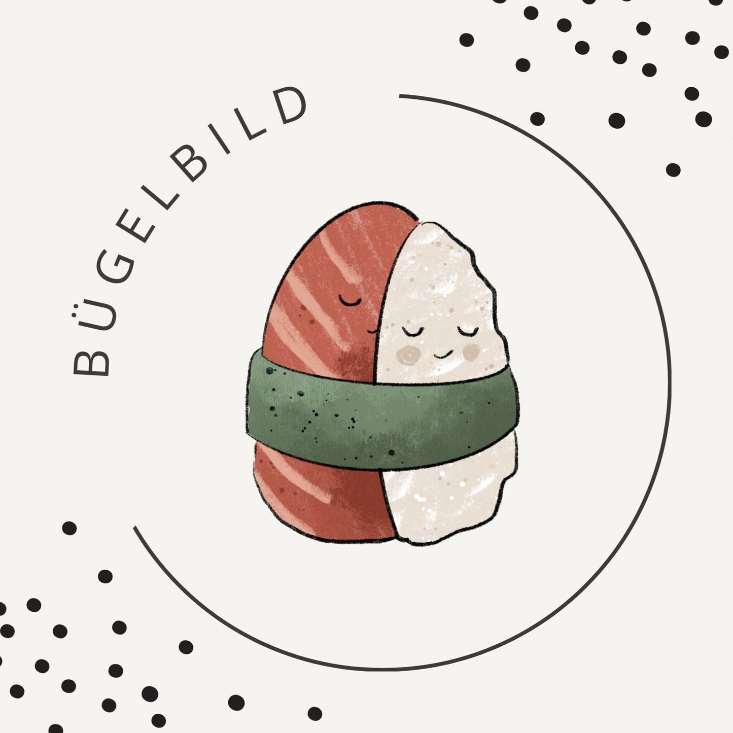 Bügelbild Sushibande 3