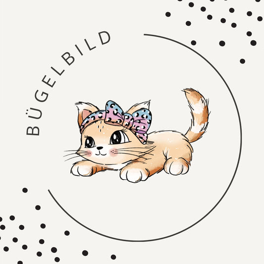 Bügelbild Kittyday Streifen 2
