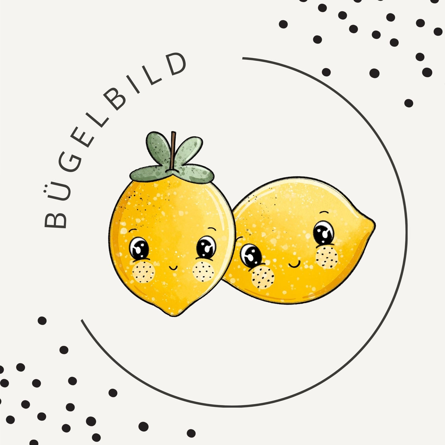 Stoffpaket Sweet Lemons – Fruchtstoff in Gelb & Blau | verschiedene Stoffarten