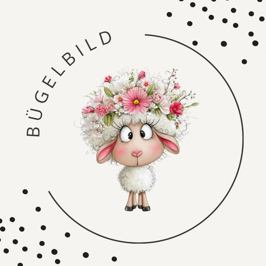 Bügelbild Miss Sheep – Süßes Schaf