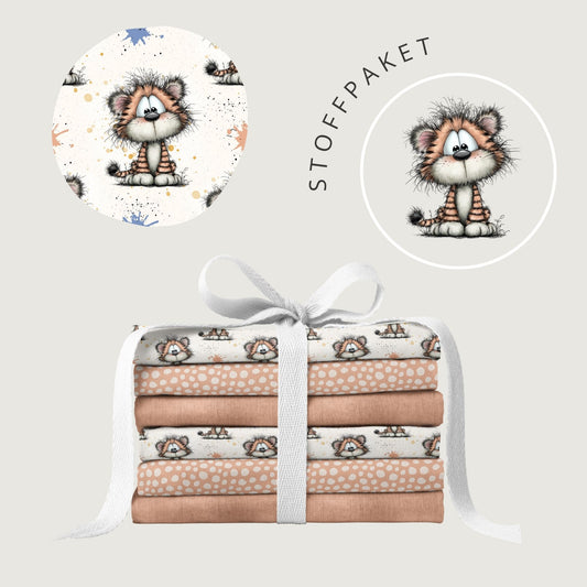 Stoffpaket Titus Creme | auf verschiedenen Stoffarten