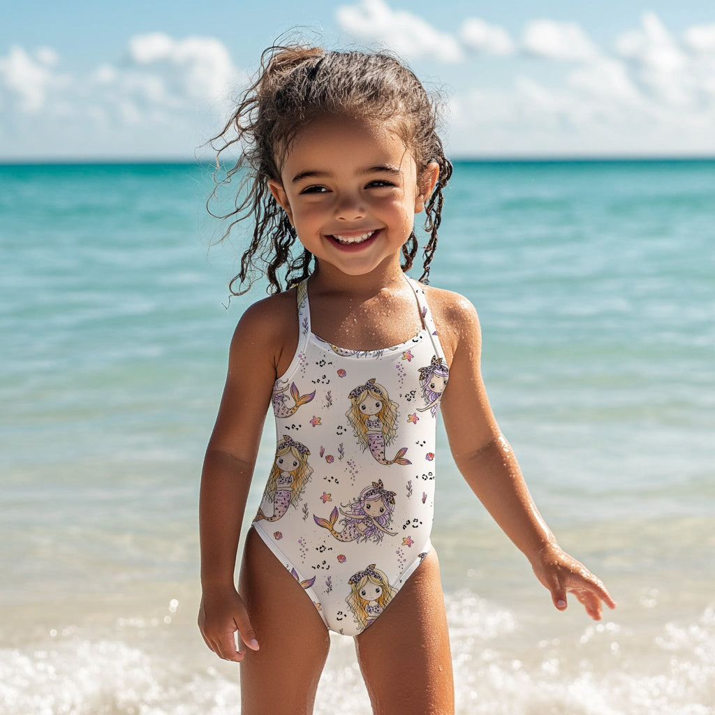 Mermaid Dreams Ecru | auf verschiedenen Stoffarten
