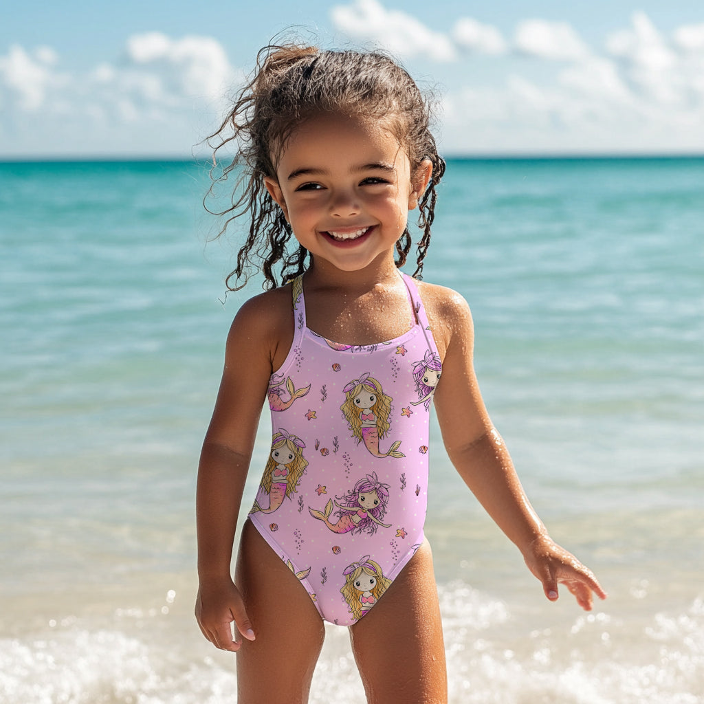 Mermaid Dreams Rosa | auf verschiedenen Stoffarten