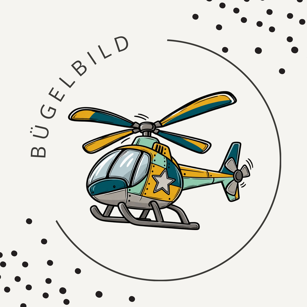Bügelbild Heli Squad 2