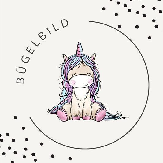 Bügelbild Einhornliebe 2