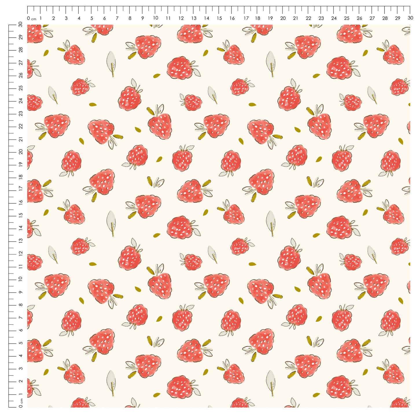 Little Garden Friends Patchwork Stoff  – Aquarell Garten Design | auf verschiedenen Stoffarten