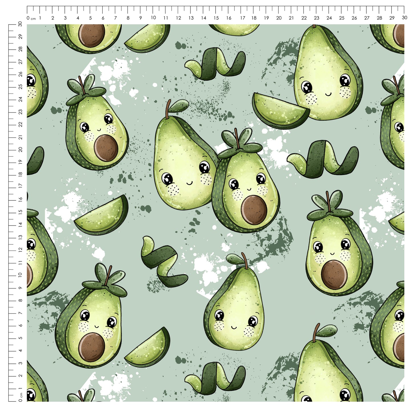 Avocadolies – süßer Avocado Kinderstoff | verschiedene Stoffarten