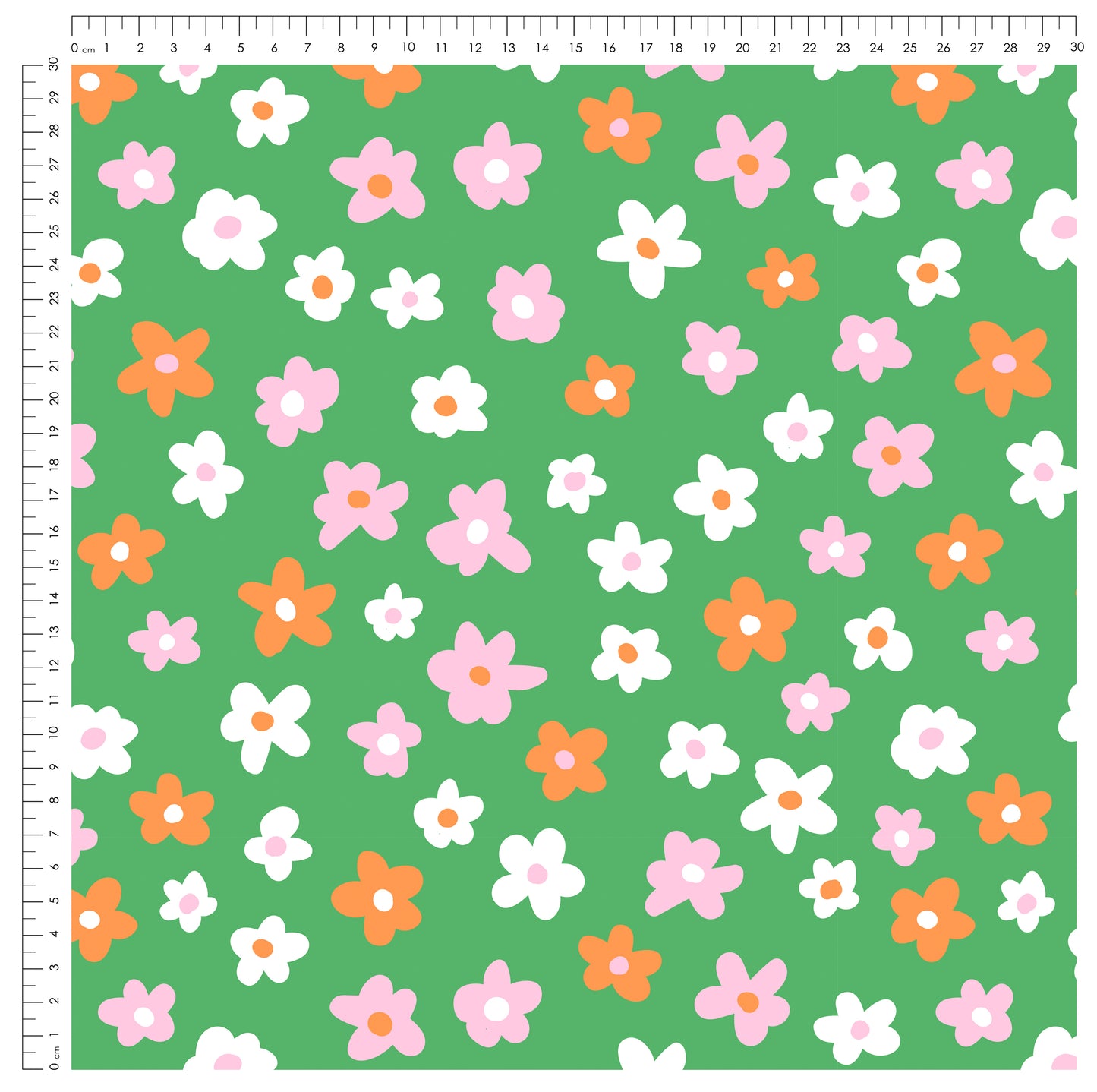 Fresh Spring – fröhliches Blumen Design | auf verschiedenen Stoffarten
