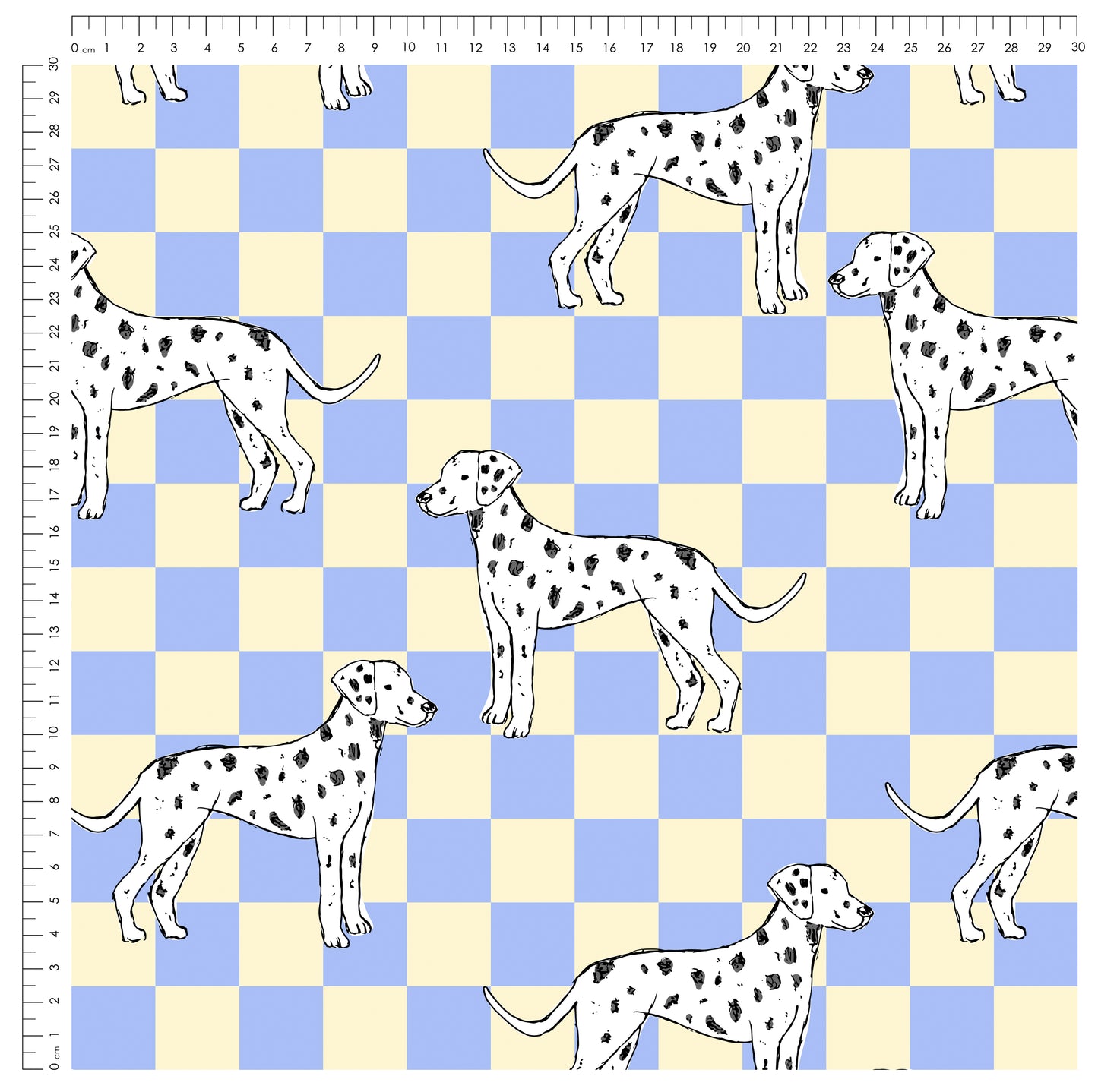 Cool Dalmatian – Dalmatiner Design | auf verschiedenen Stoffarten