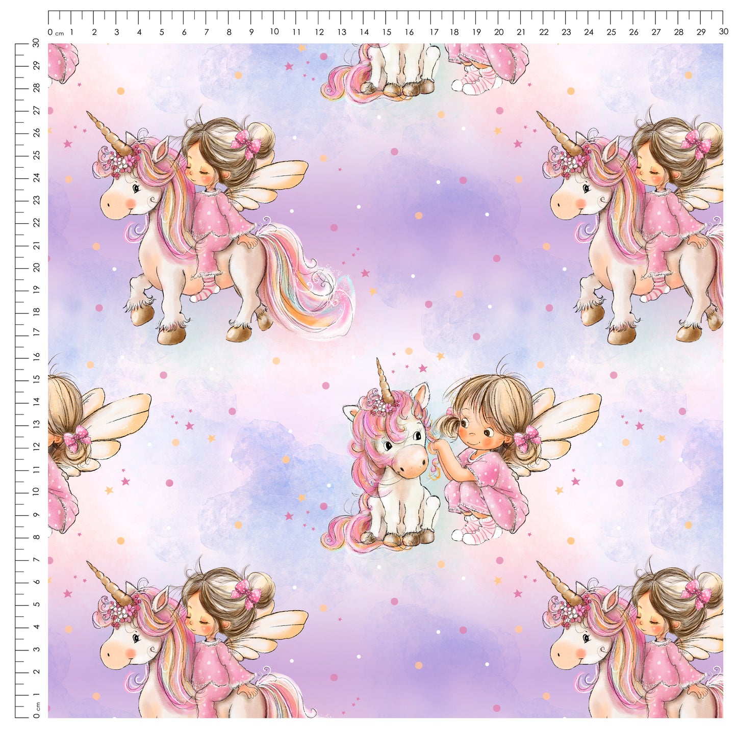 Einhornfeen Lila – magisches Einhorn Design | auf verschiedenen Stoffarten