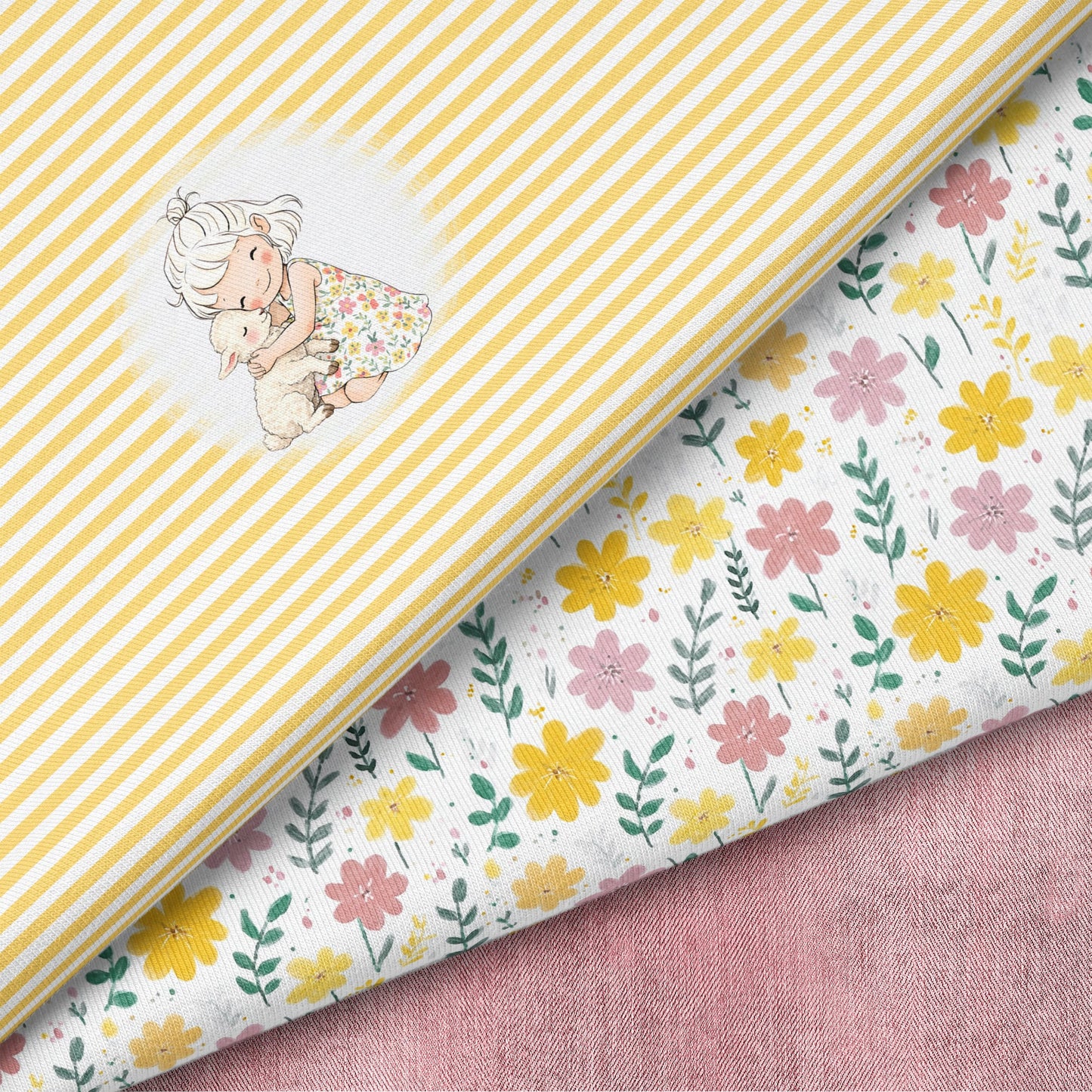 Rosie – Mädchen mit Schaf Design | verschiedene Stoffarten