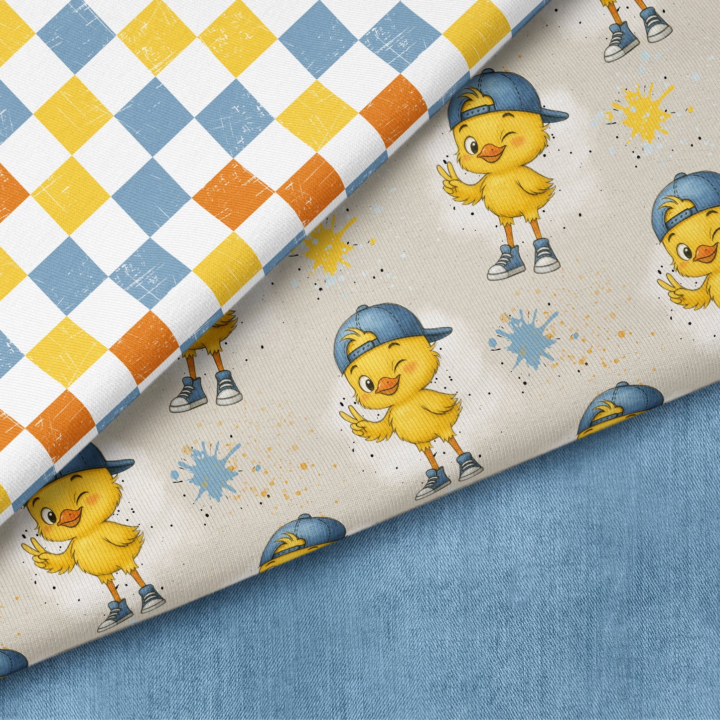 Cool Chick Beige – cooler Küken Stoff | verschiedene Stoffarten