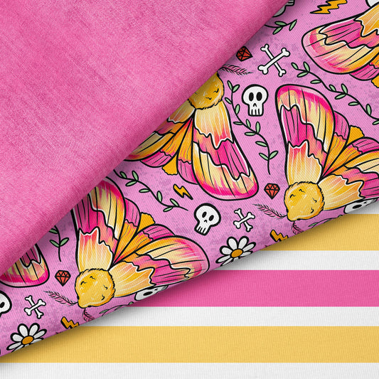 Wildflower Moth – Cooles Motten Design | auf verschiedenen Stoffarten