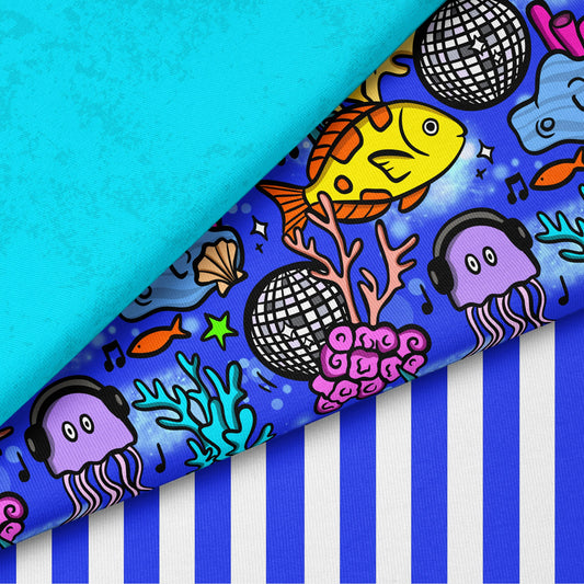 Disco Reef | auf verschiedenen Stoffarten