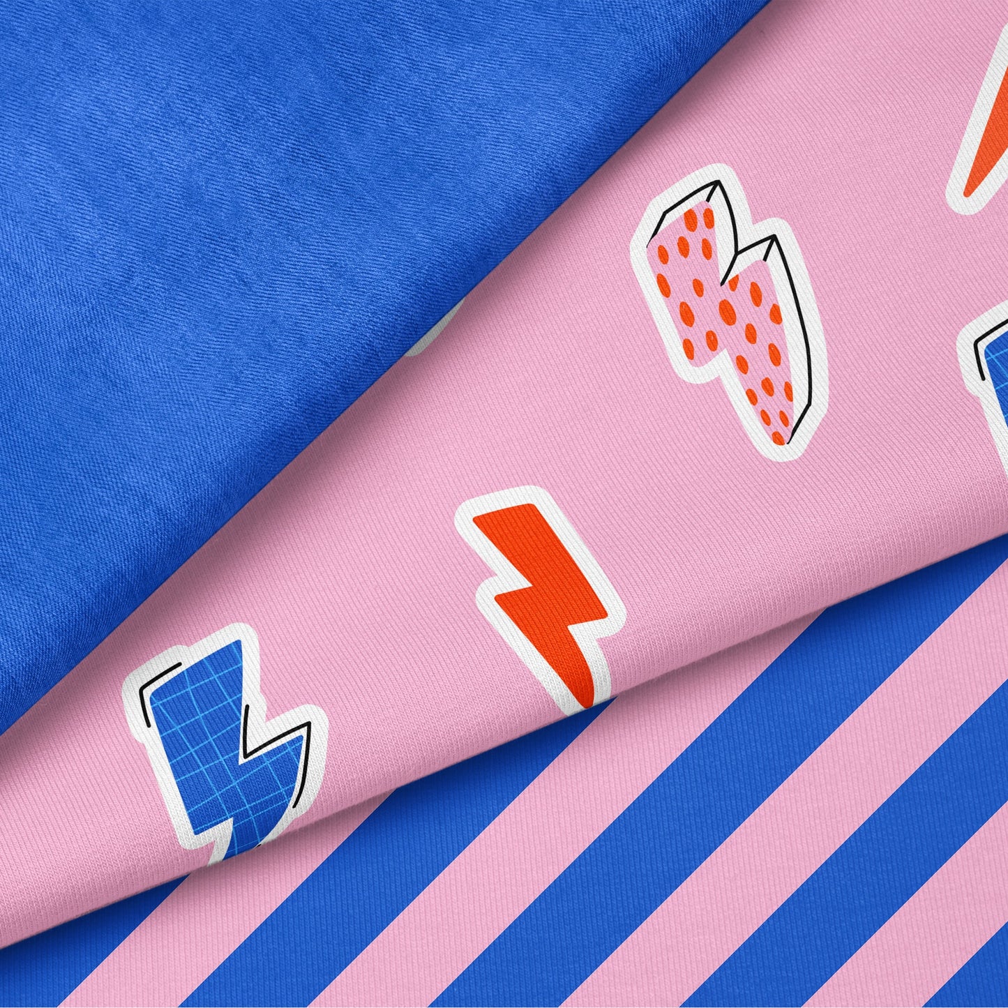 Flash Vibes | auf verschiedenen Stoffarten