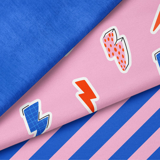 Flash Vibes | auf verschiedenen Stoffarten