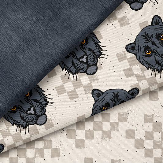 Urban Panther Creme | auf verschiedenen Stoffarten
