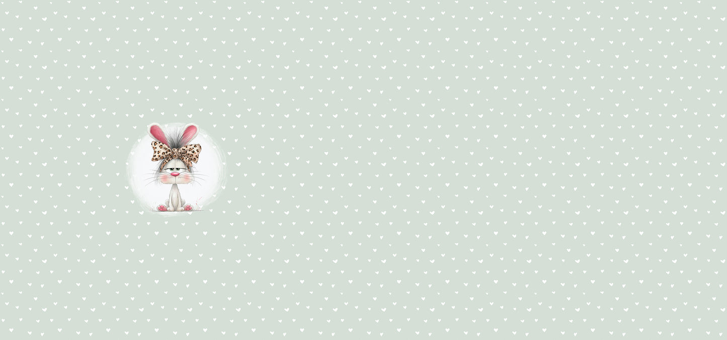 Miss Bunny Mint – verspielter Hasenstoff | verschiedene Stoffarten