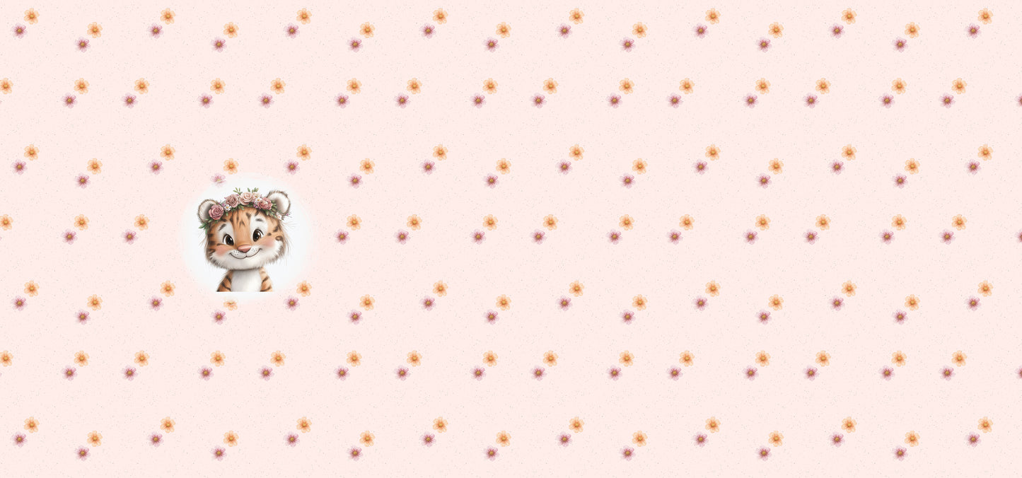 Little Tiger Love Rosa – süßes Tiger Design | verschiedene Stoffarten