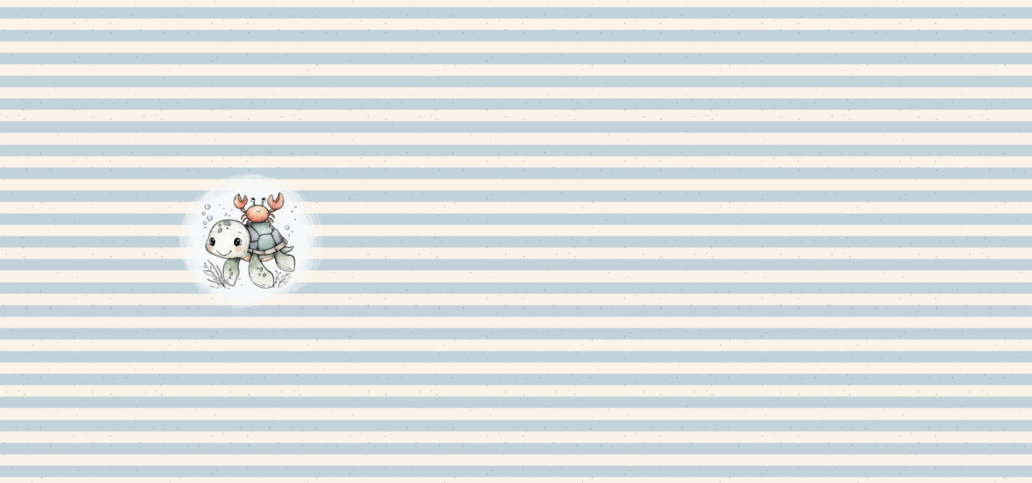 Sea Buddys Streifen | auf verschiedenen Stoffarten