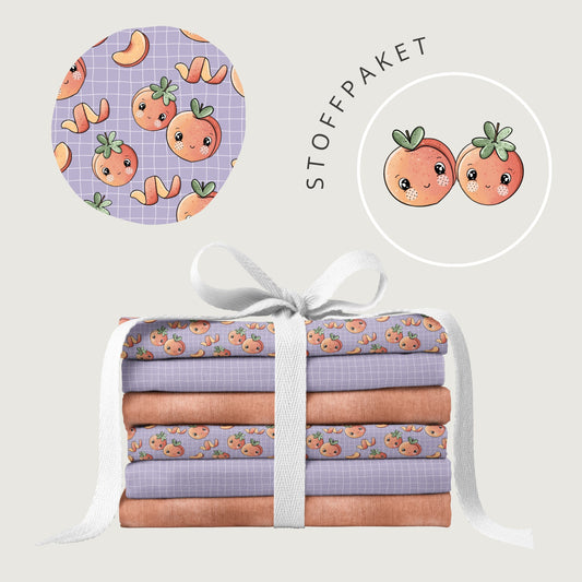 Stoffpaket Sweet Pears – Fruchtstoff | verschiedene Stoffarten