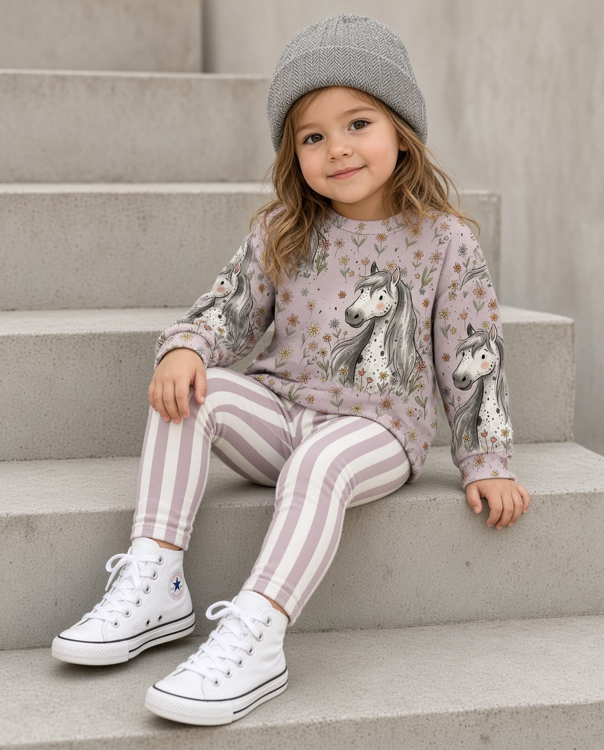 Meadow Dreams Mauve | auf verschiedenen Stoffarten