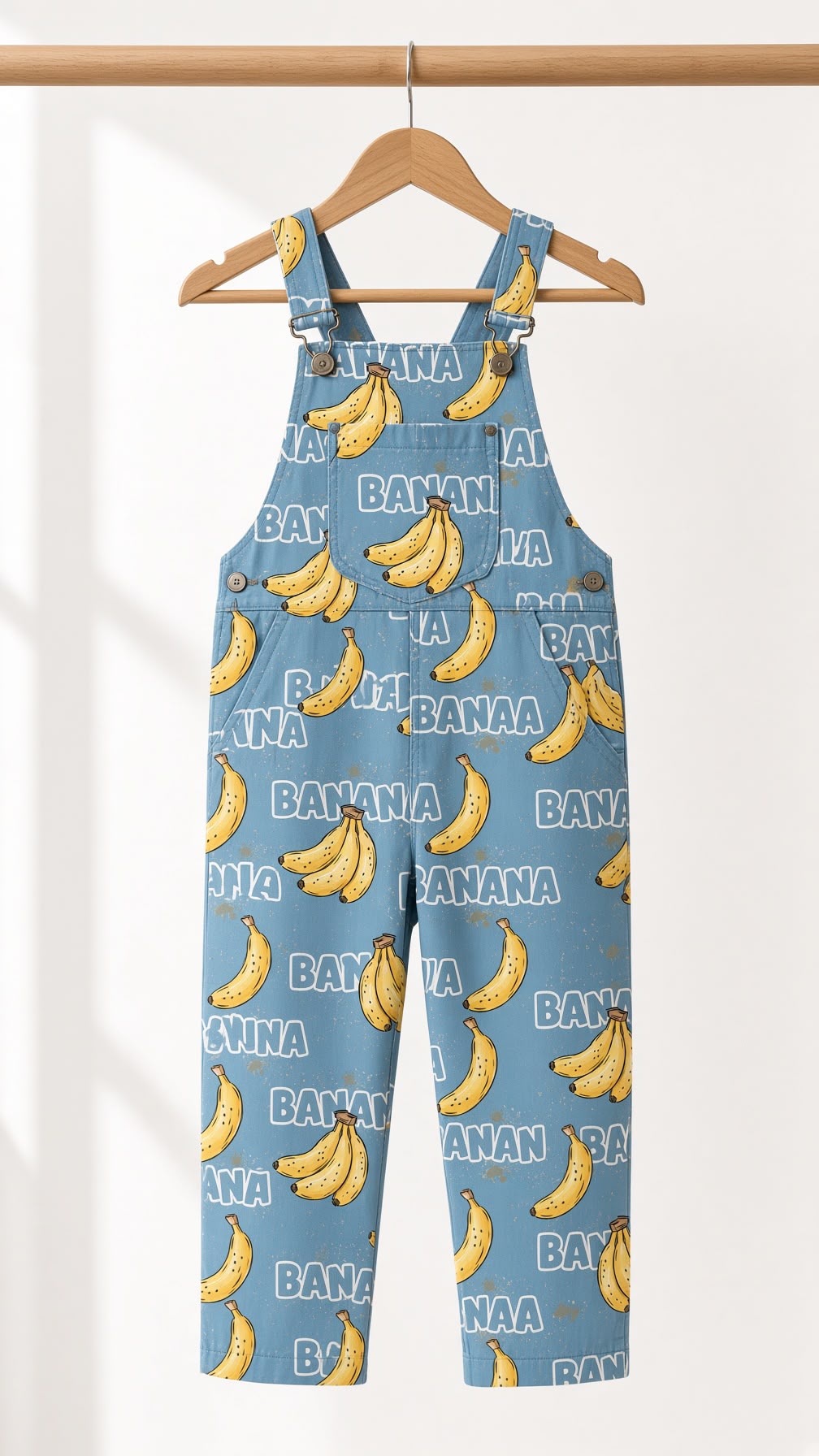 Banana Blau | auf verschiedenen Stoffarten