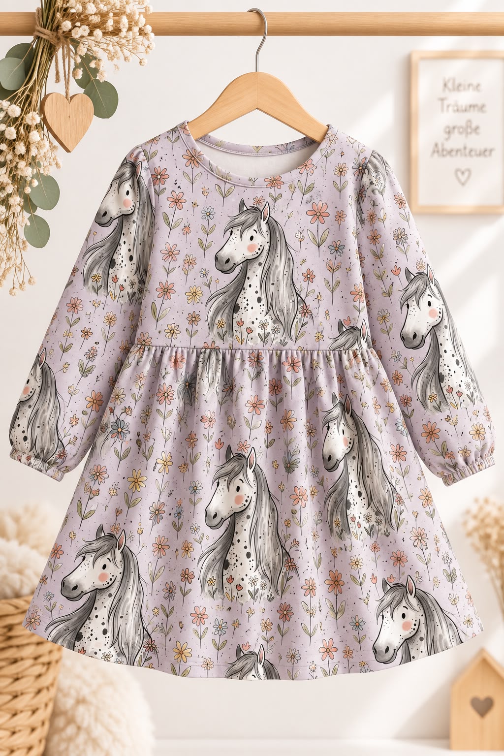 Meadow Dreams Mauve | auf verschiedenen Stoffarten