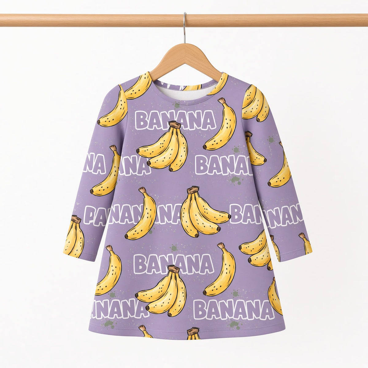 Banana Lila | auf verschiedenen Stoffarten
